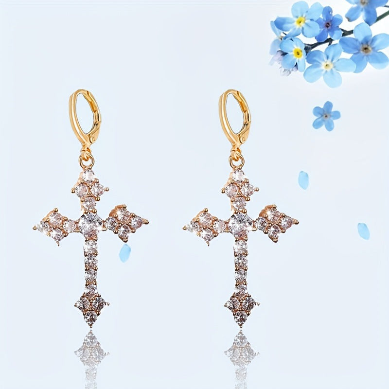Attractive Fashion Elegant Exquisite Cross Suite Necklaces