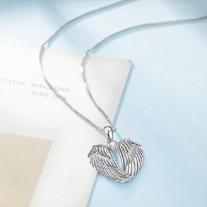 Cool Angel Wings Feather Creative Popular Necklace