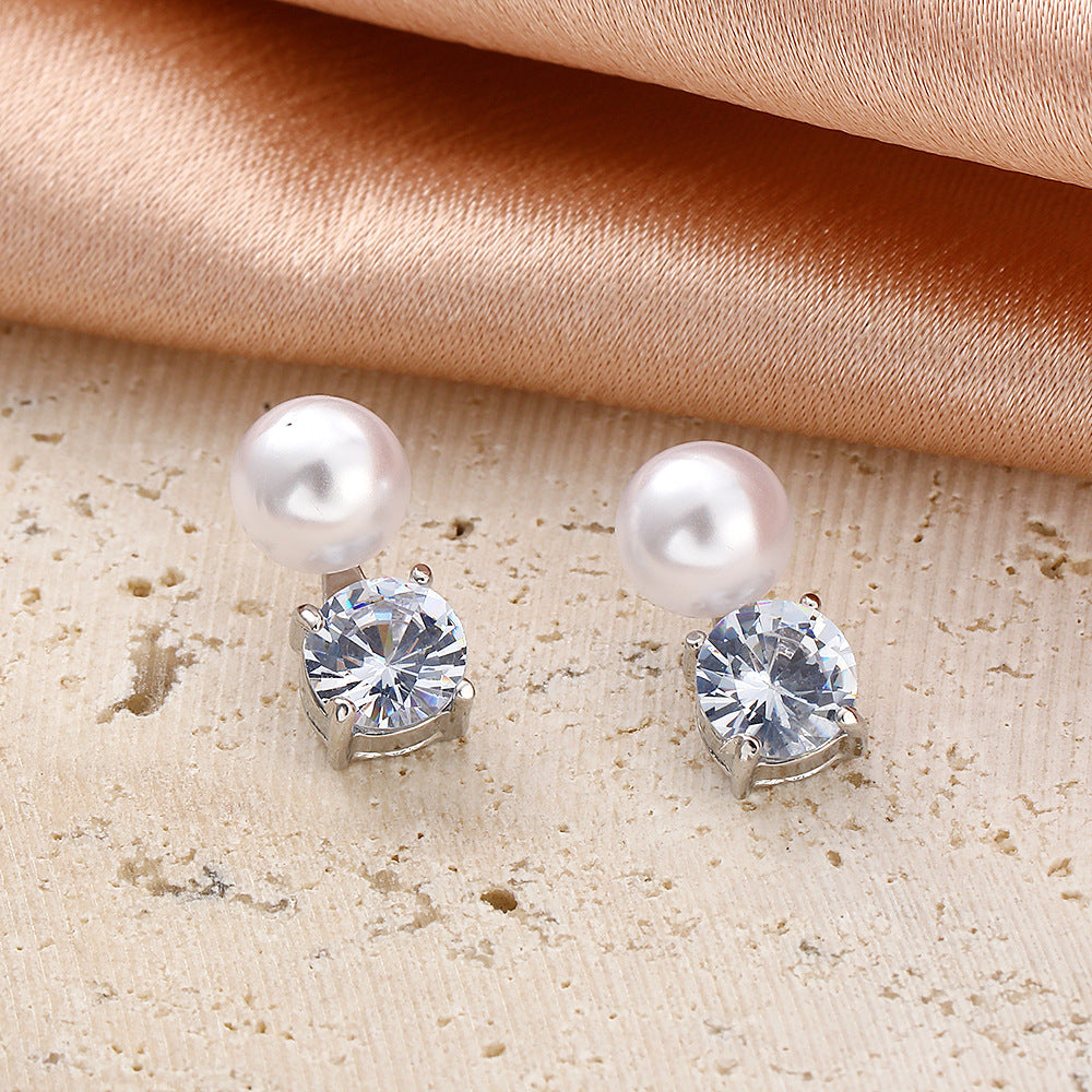 Women's Pearl For French Entry Lux Butterfly Earrings