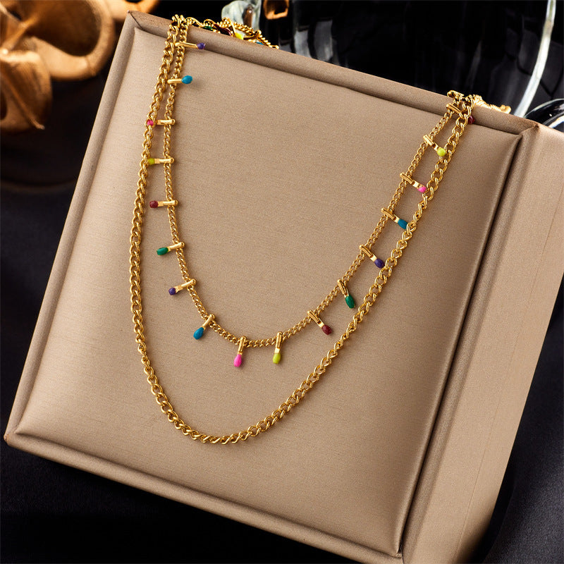 Clavicle Chain Simple Temperament Entry Lux Pendants
