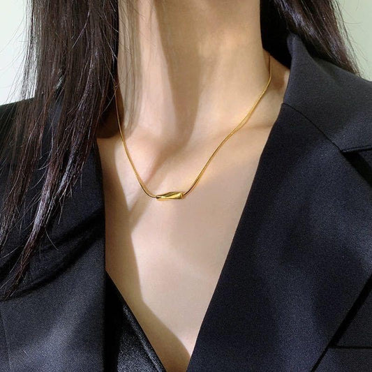 Women's Geometric Light Luxury Minority Clavicle Chain Elegant High-grade Sense Necklaces