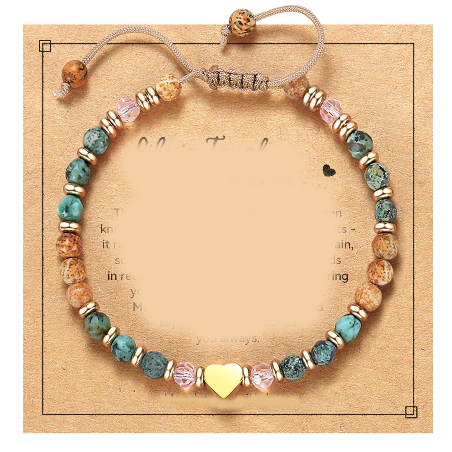 Women's Beaded Stainless Steel Cross Shelf Lobster Bracelet