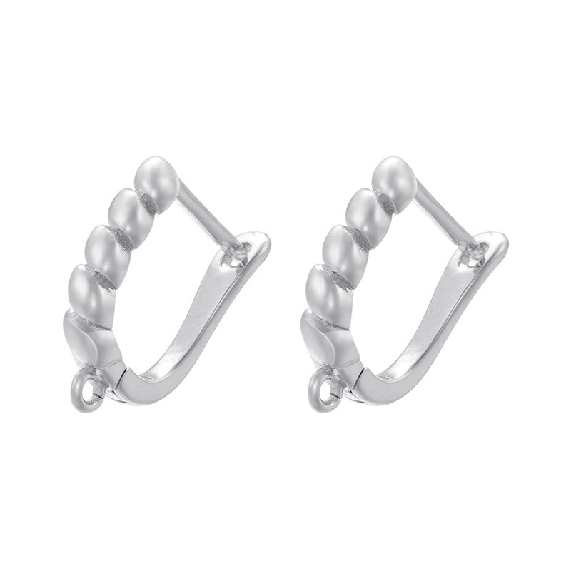 Fashion Casual Glossy Twist U-shaped Clips Rings