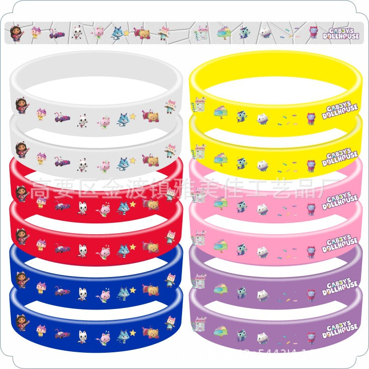 Cartoon Silicone Anime Surrounding The Game Wrist Bracelets