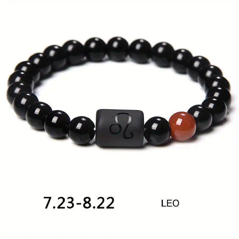 Xi Twee Constellation Elastic Tigereye Agate Bracelet