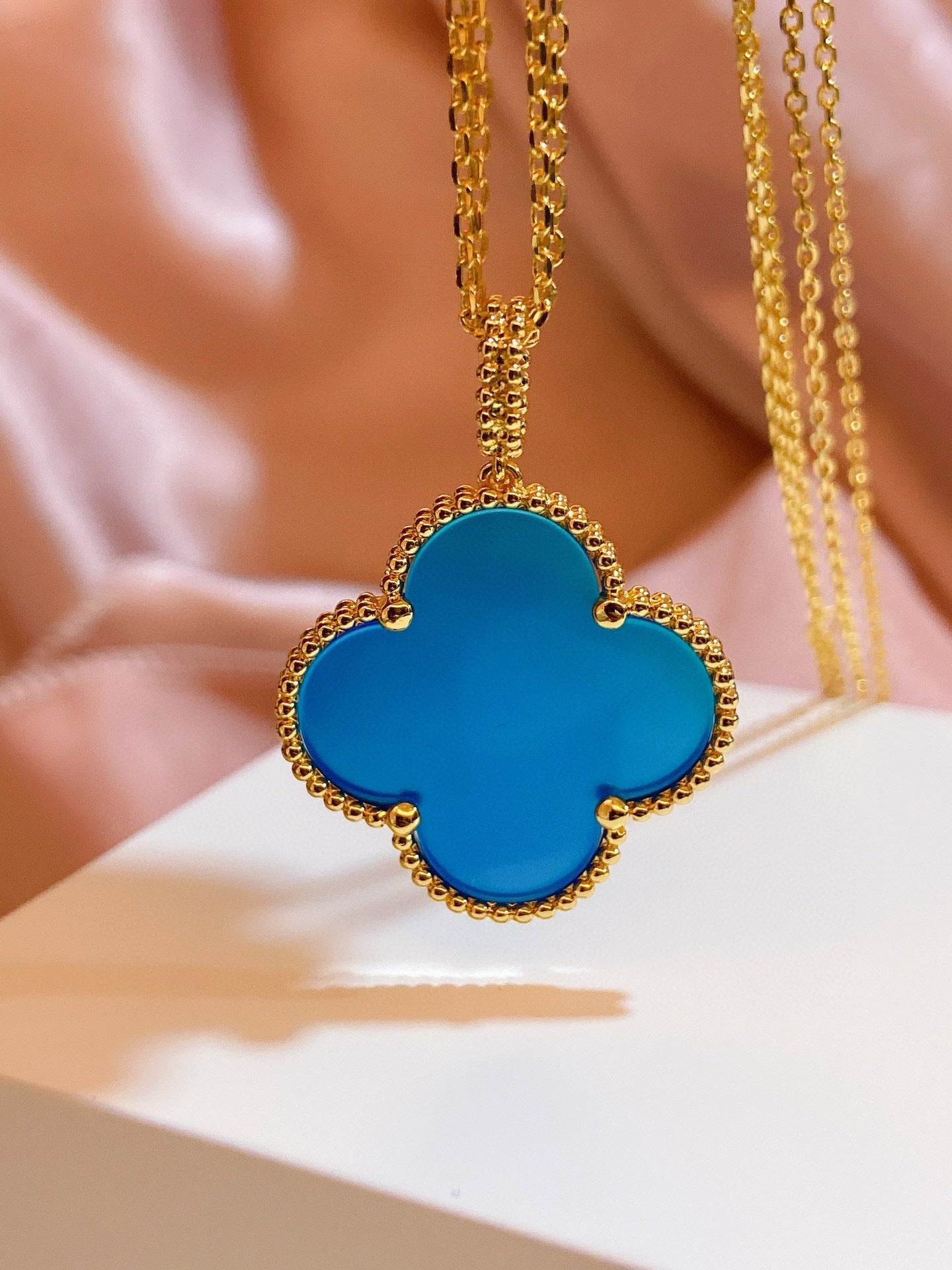 Flower Clover Light Luxury Stainless Steel Necklaces