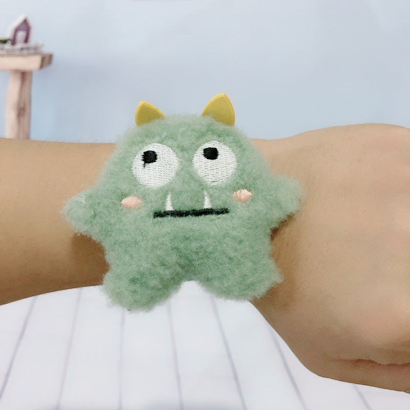 Children's Plush Cartoon Pop Cute Sun Flower Couple Female Dinosaur Slap Bracelet