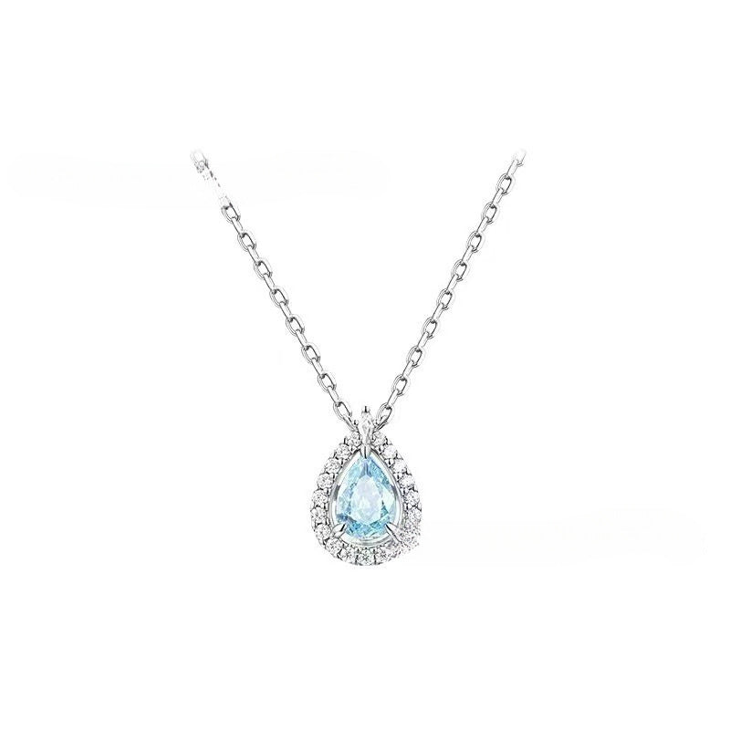 Water Drop Minority Simple Clavicle Chain Fashion Birthday Gift For Necklaces