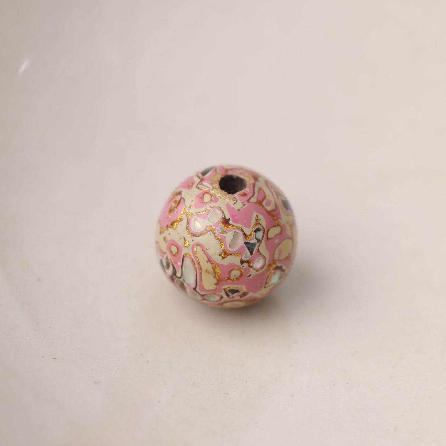 Paint Large Beads Inlaid Screw Scattered Single Bracelet