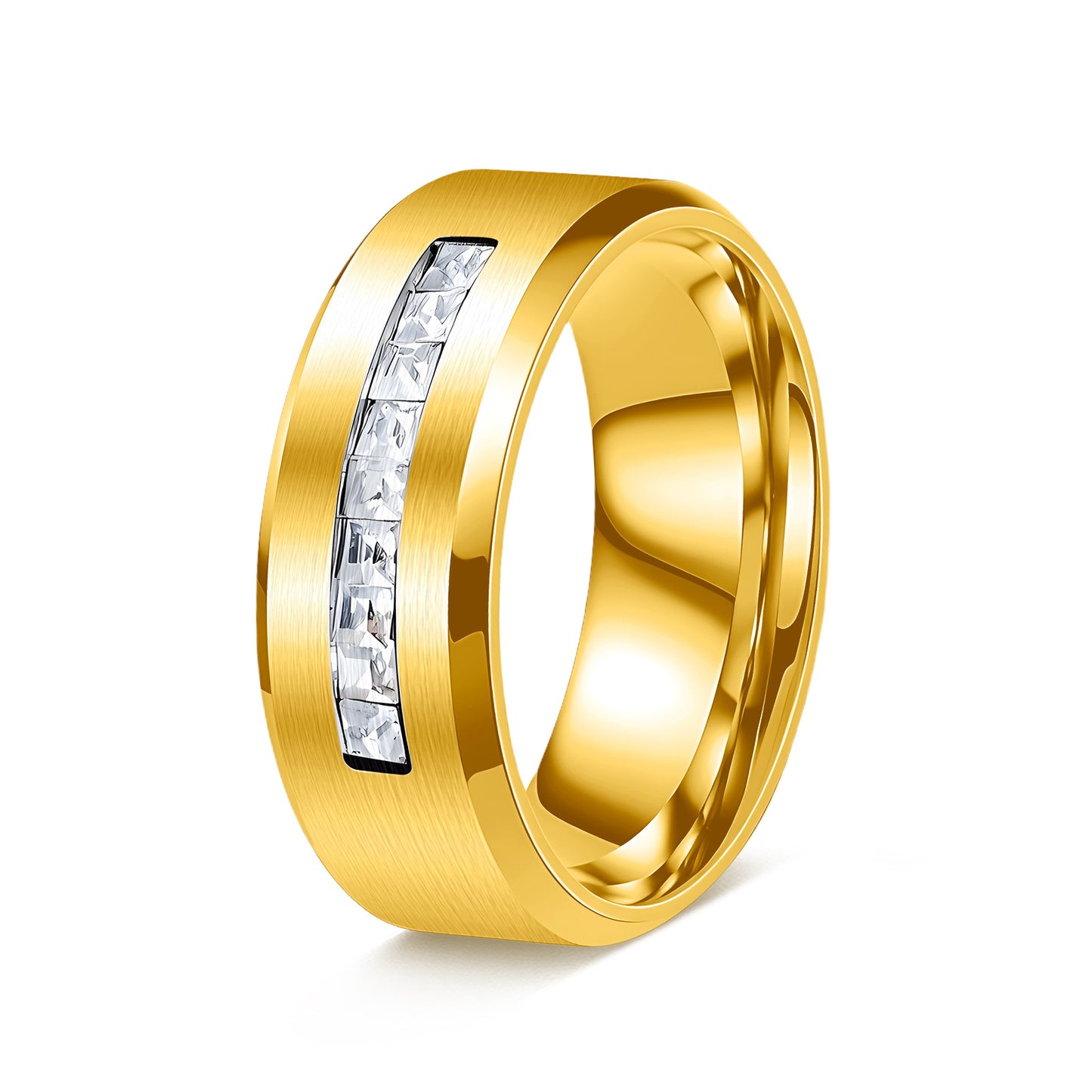 Affordable Luxury Fashion Couple Dating Stainless Ring