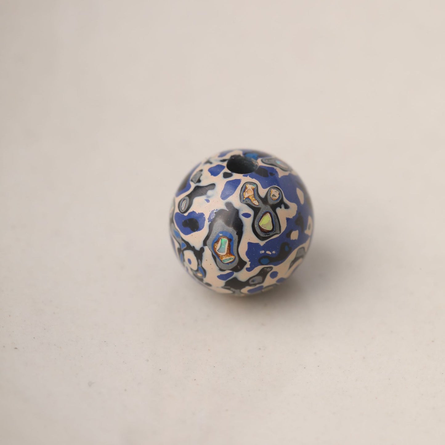 Paint Large Beads Inlaid Screw Scattered Single Bracelet