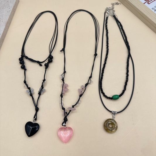 Women's Love Fashion Commuter Temperament Wild Clavicle Chain Advanced Design Sense Necklace