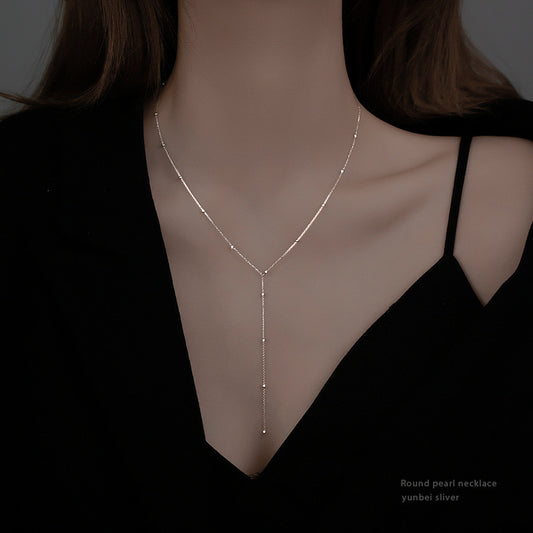 Women's Simple Cold Style Clavicle Chain Light Luxury Minority Design Necklace