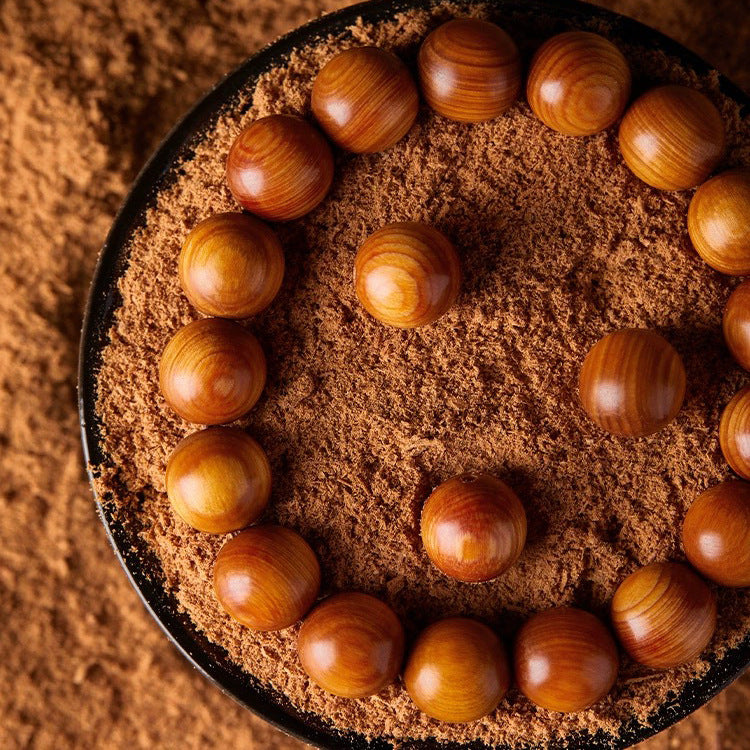 Thuja Single Horizontal Pattern Transparent Beads Bracelet