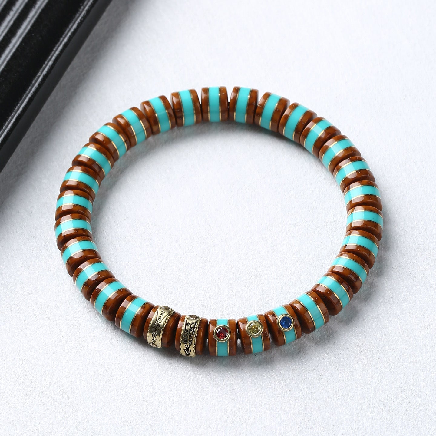 Women's & Men's Solid Zi Jin Shu Crafts Pliable Temperament Straight Cut Pills Bracelet