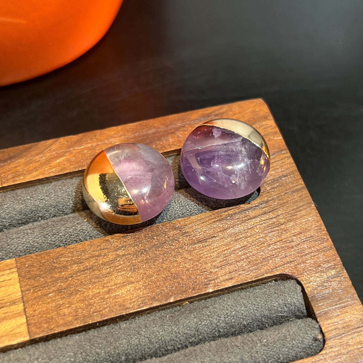 Rough Stone Opal Amethyst French Simplicity Rings