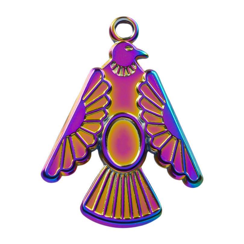 Stainless Steel Eagle Parts Handmade Vacuum Necklace
