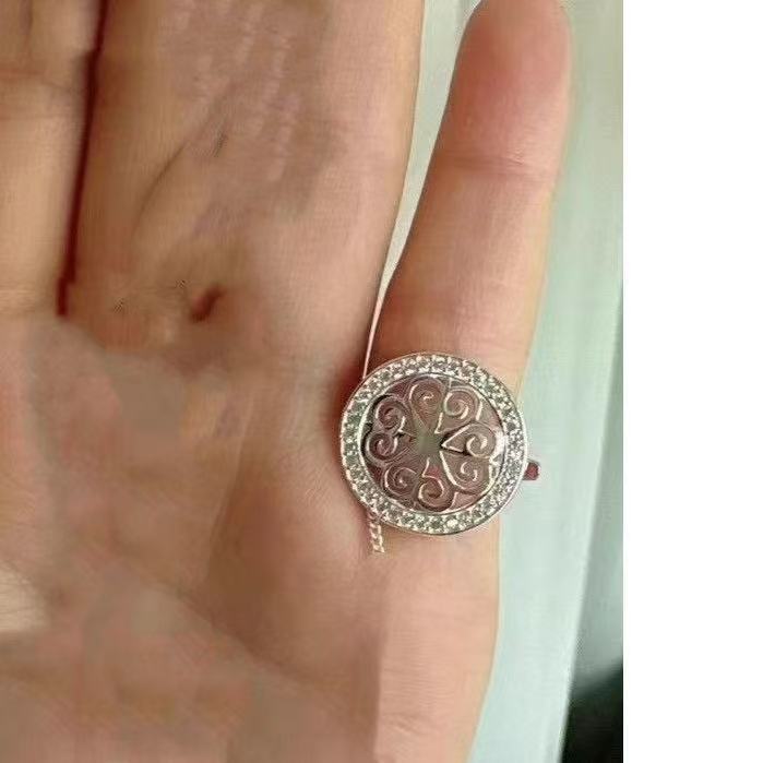 Kazakh Element Open Ethnic Style Simple Niche Index Ring
