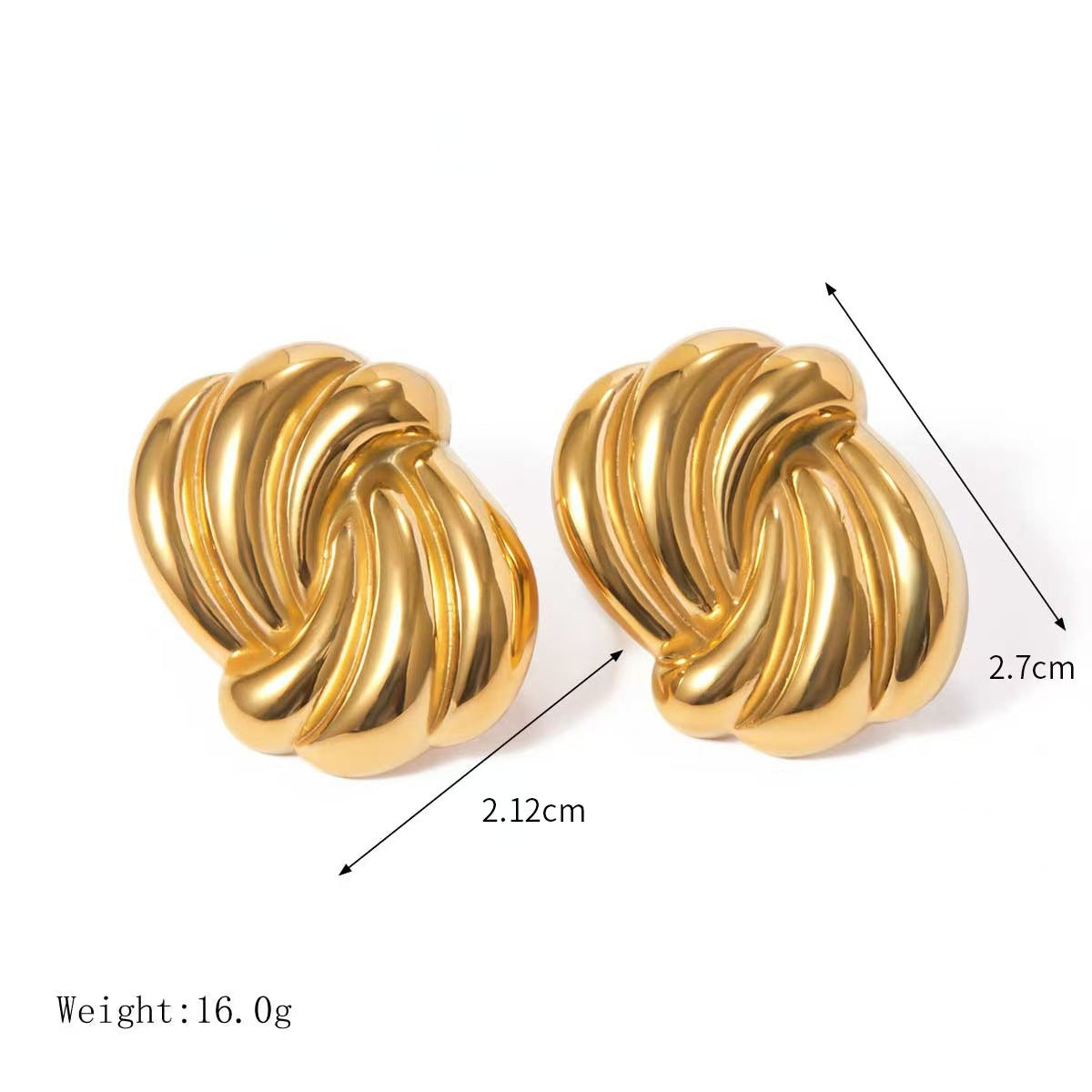 Women's High-grade Sense Special Interest Titanium Does Not Earrings