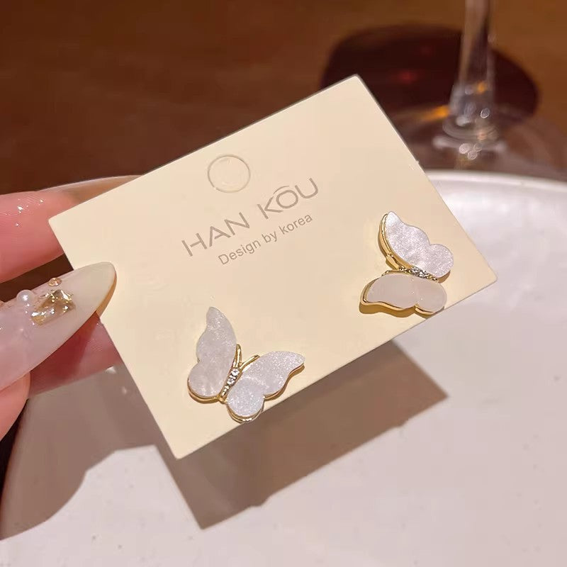 Women's Zircon Tassel Light Luxury High Sense Stud Earrings