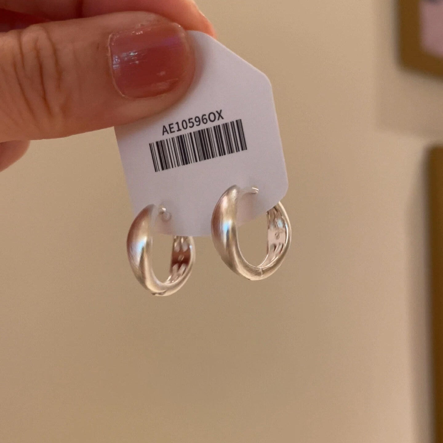 Female Light Luxury Minority Sensitive Circle Earrings