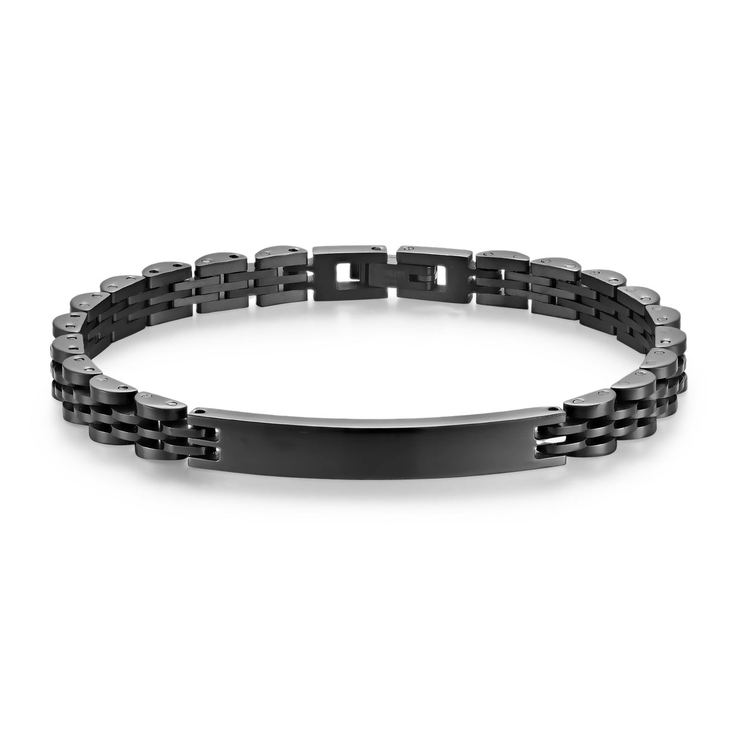 Women's & Men's Beads Fashion Couple Curved Titanium Steel Strap Can Bracelets