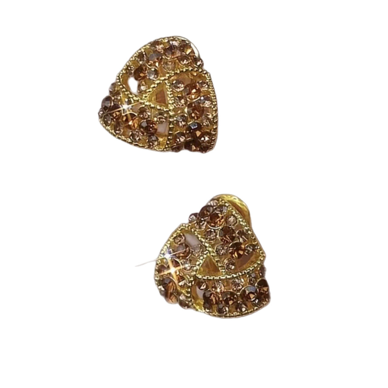 Purple Triangle Fashion Design High-grade Super Earrings