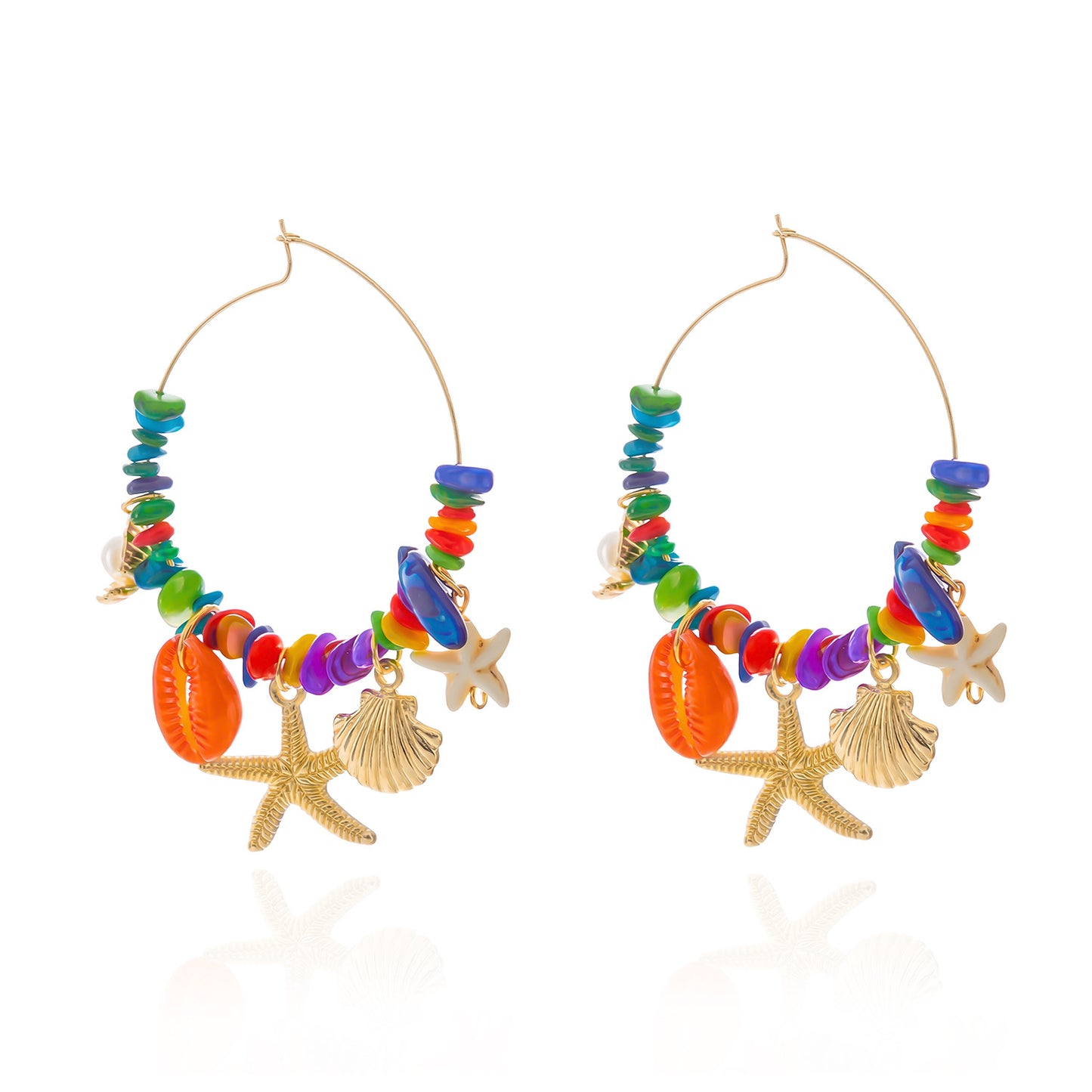 Ocean Series Conch Bohemian Delicate High-grade Earrings