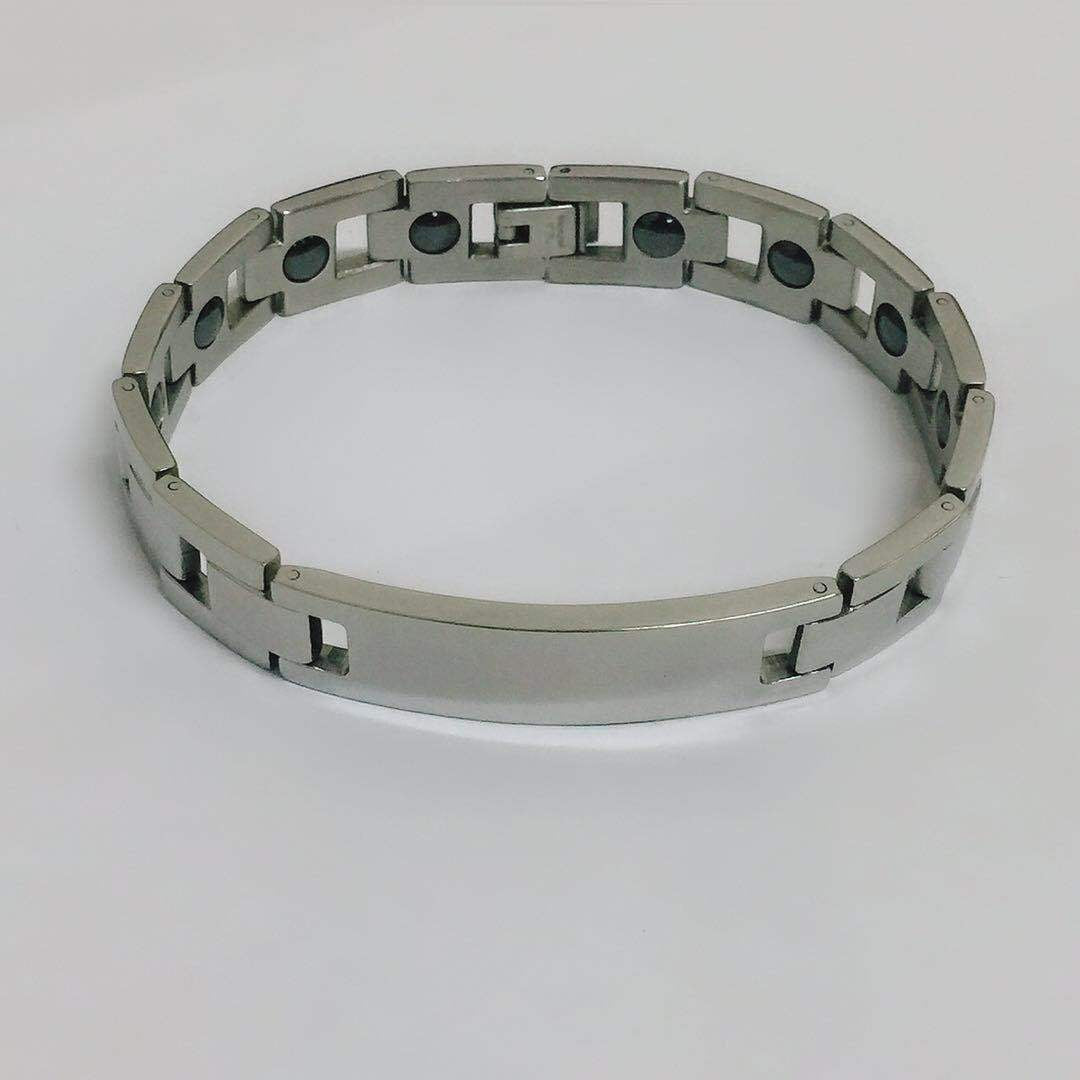 Men's Trendy Single Simple Titanium Steel Vintage Jewelry Bracelets