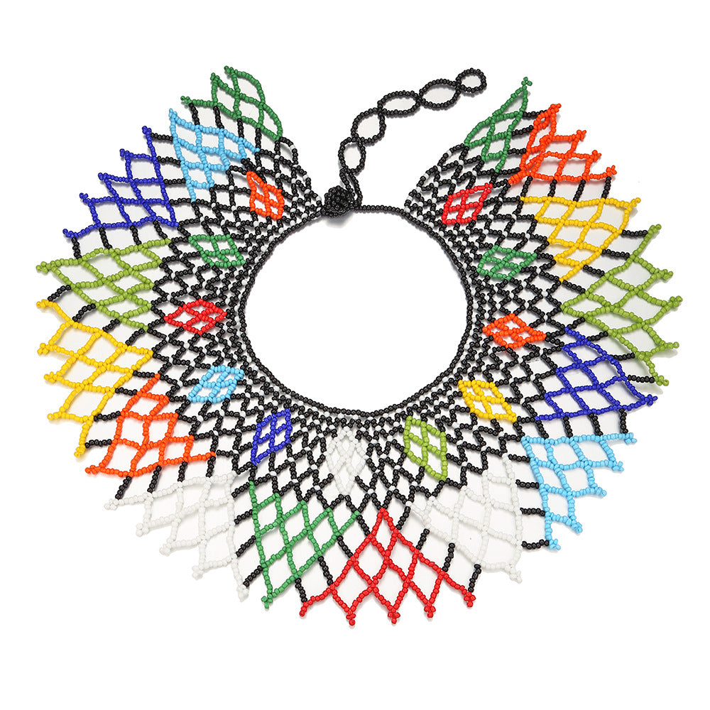 Charming Classic Cleopatra Beaded Clothing Assembly Necklace