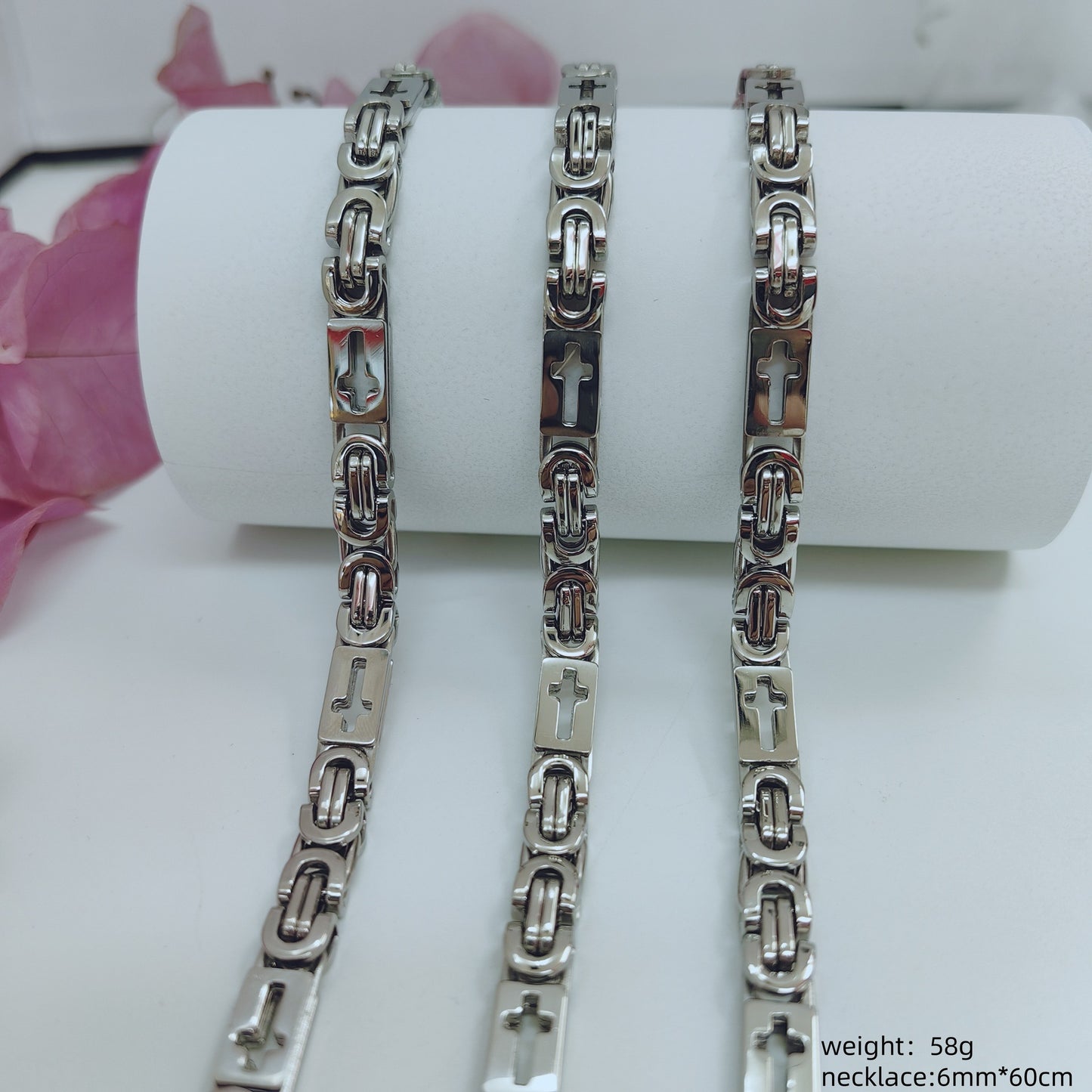 Fashion Trendy Unique Man's Stainless Steel Necklace