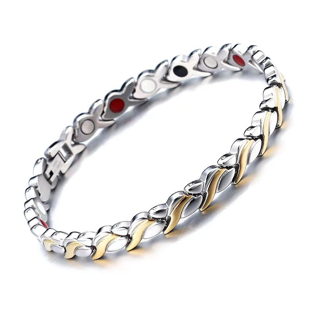 Men's Detachable Magnet Module Couple Magnetic Brace Bracelets