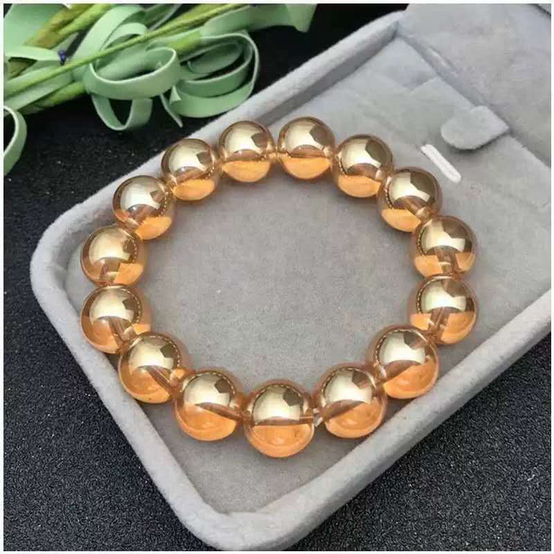 Glass Bead Imitation Knife Scraping Amber Bracelets