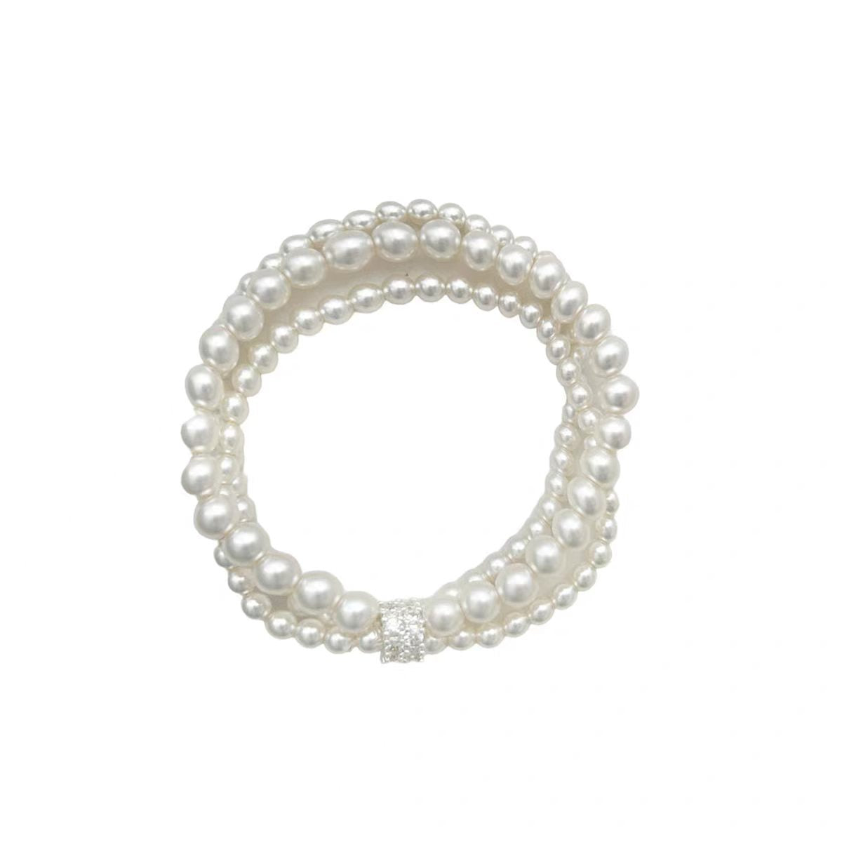 Women's Pearl Zircon High-grade Design Entry Lux Bracelets