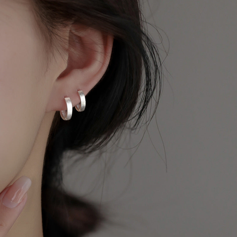 Simple Female Ear Clip Design High Sense Earrings