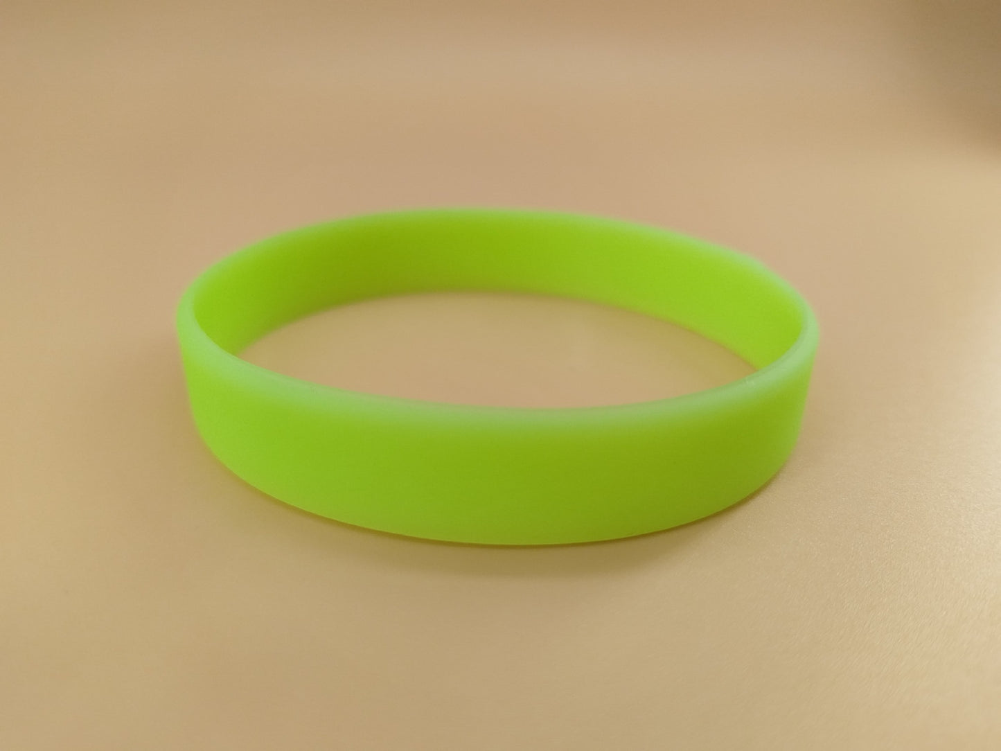 Silicone Solid Color Thermography Personality Lettering Laser Rubber Bracelets