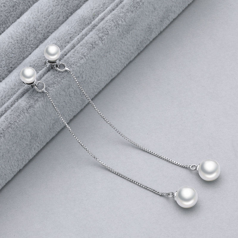 Women's Pearl String Pairs Of Fashion Eardrops Earrings