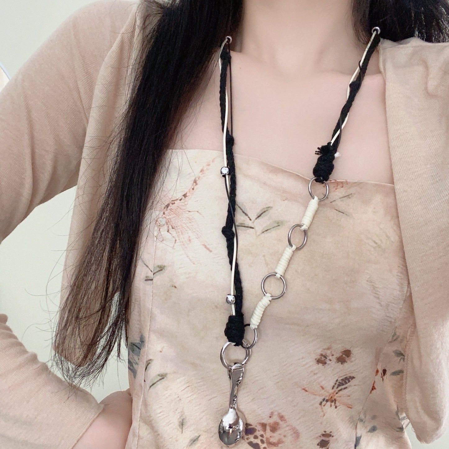 Women's Long Feather Retro Ethnic Personality Sweater Necklaces