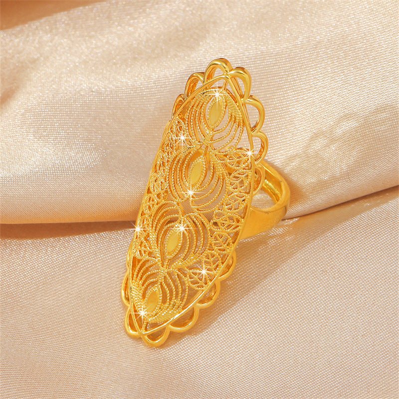 Women's Alluvial Gold Female No Color Fading Rings