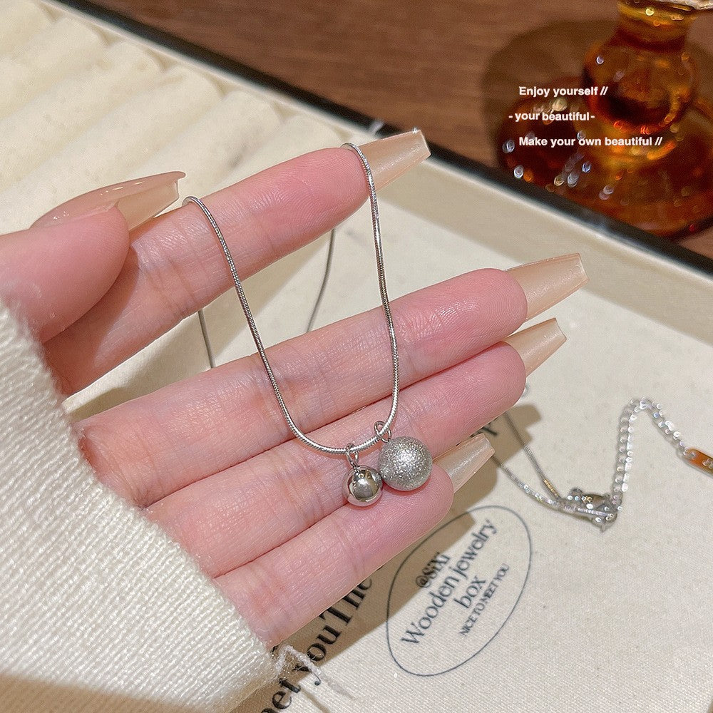 Women's Zircon Petal Summer High Sense Niche Design Clavicle Necklace