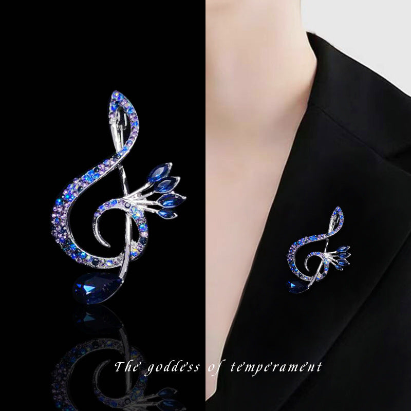 Women's Golden Carp Brooch Exquisite Corsage Luxury Brooches