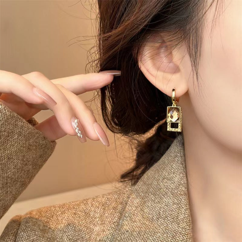 Women's Square For Mild Luxury Retro High Sense Rings