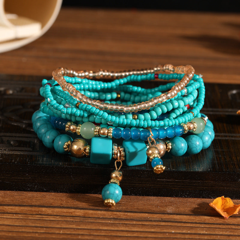 Trendy Unique Bohemian Elastic Bead Creative Bracelets