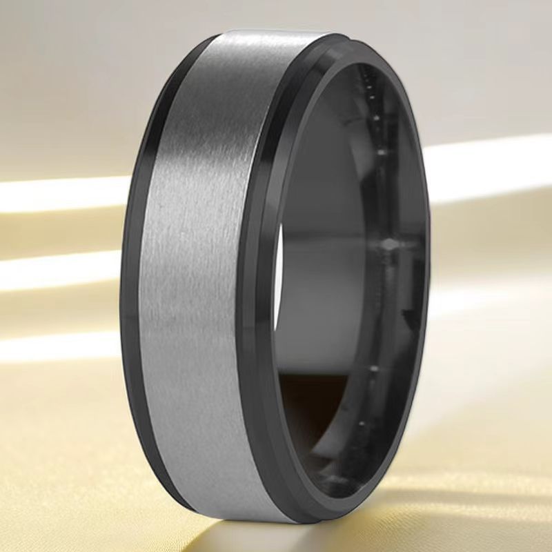 Men's Hip Hop Niche Titanium Steel High-grade Ring