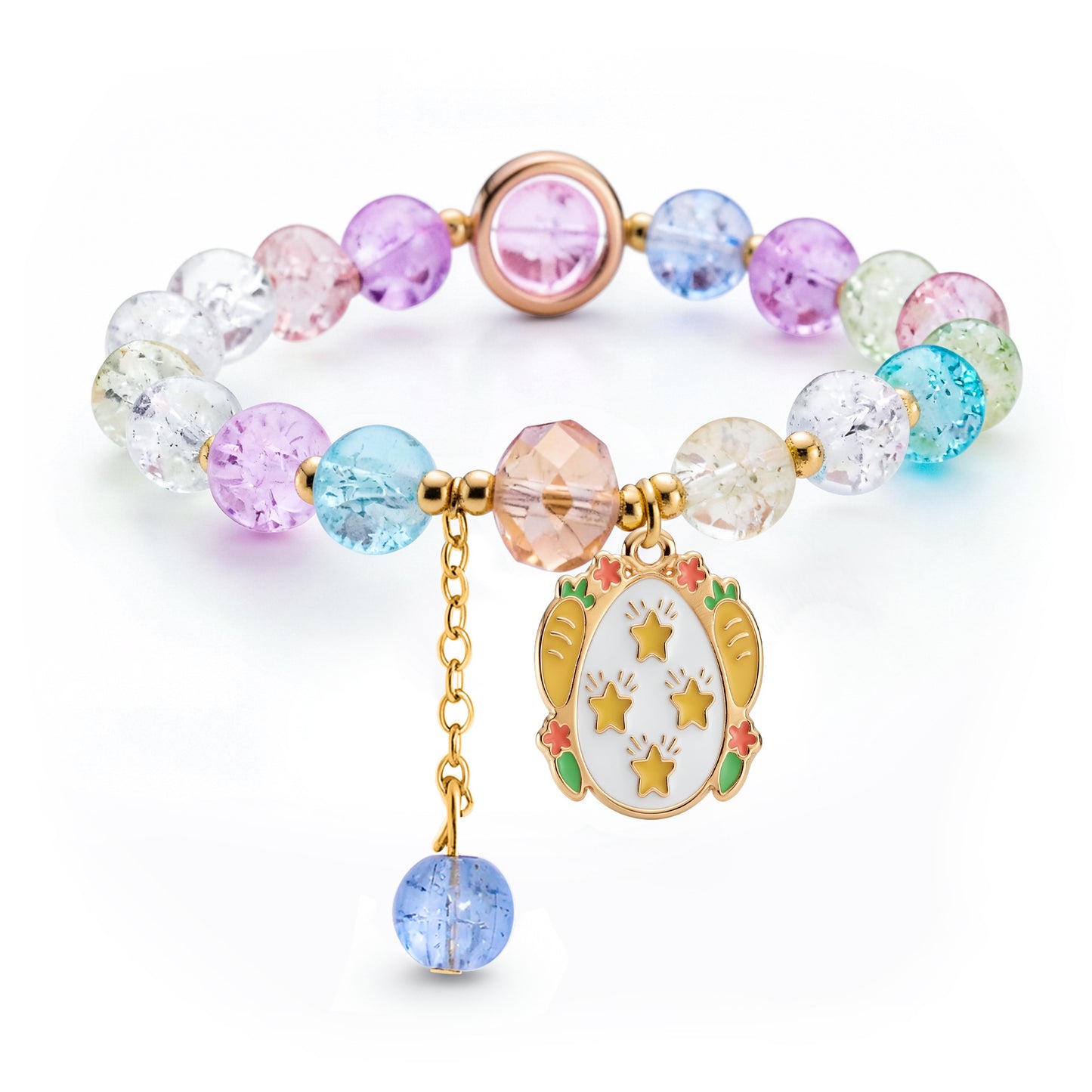 Children's Little Korean Style Sister Crystal String Bracelet