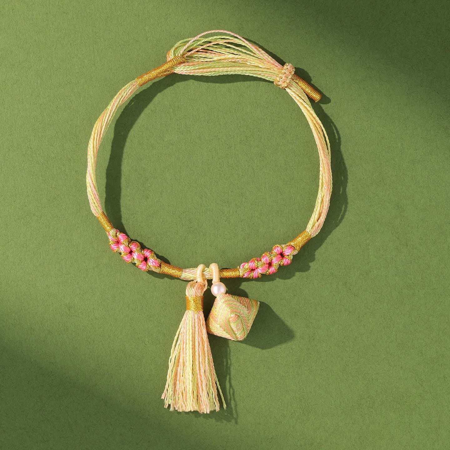 Festival Colorful Rope Ethnic Style Hand-woven Adult Small Sachet Carrying Bracelet