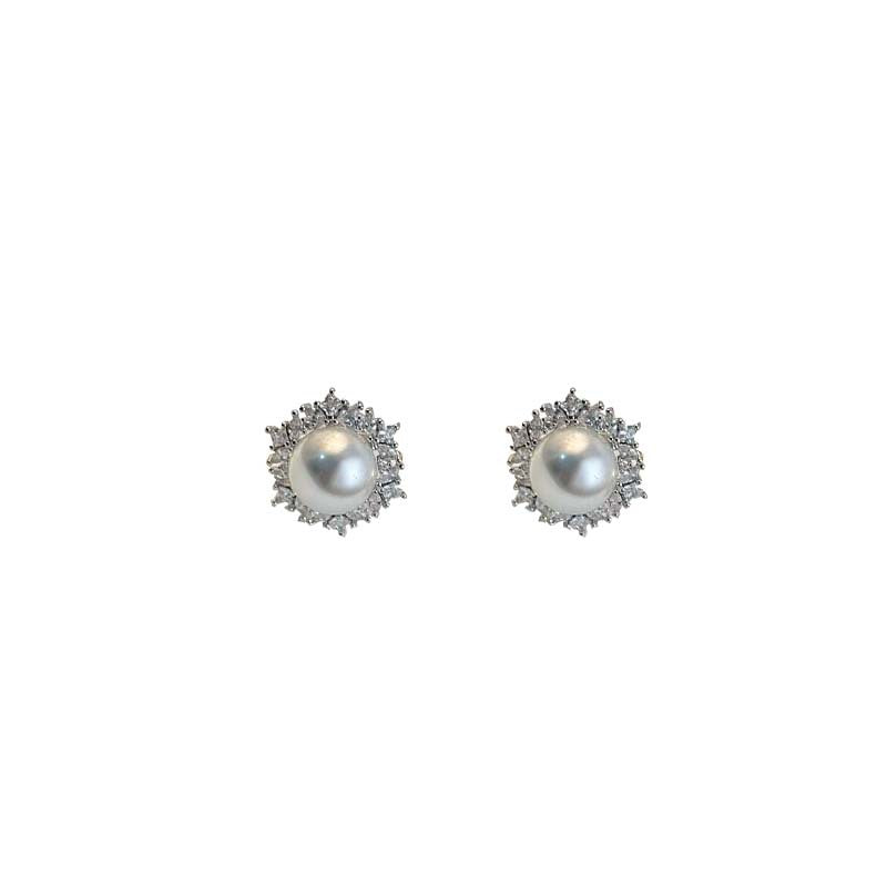 Pearl Ear Niche Design Mosquito Coil Earrings