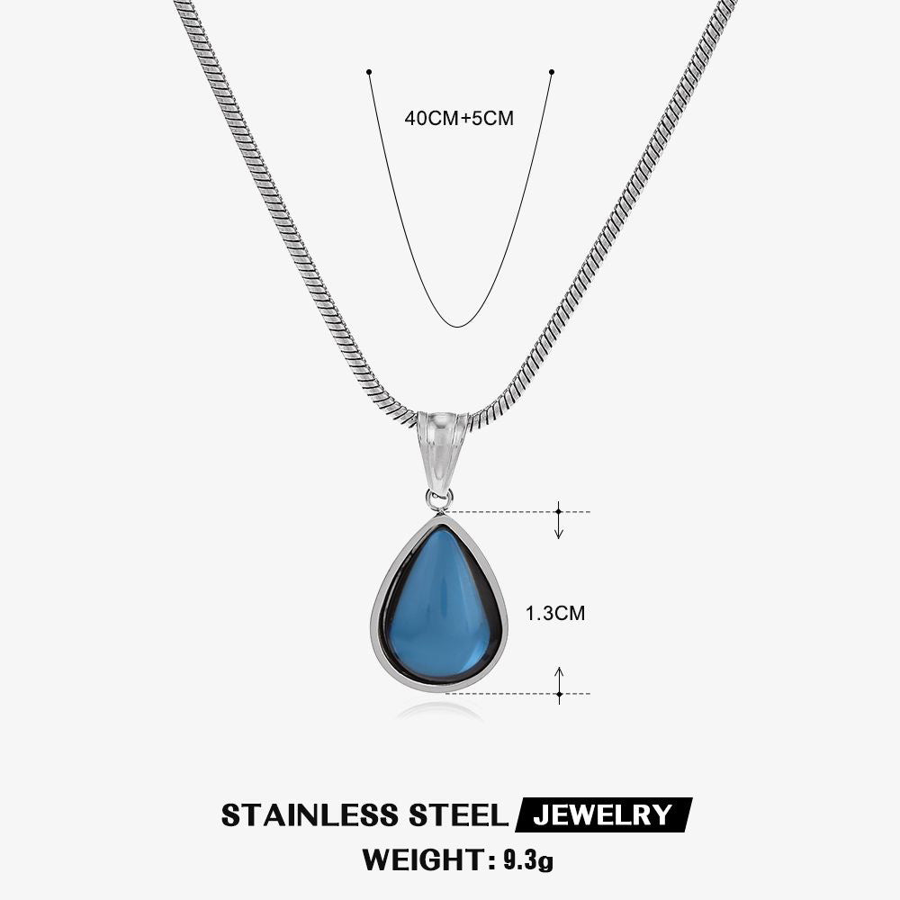 Women's Steel Light Luxury Style Simple Fashion Personality Necklaces