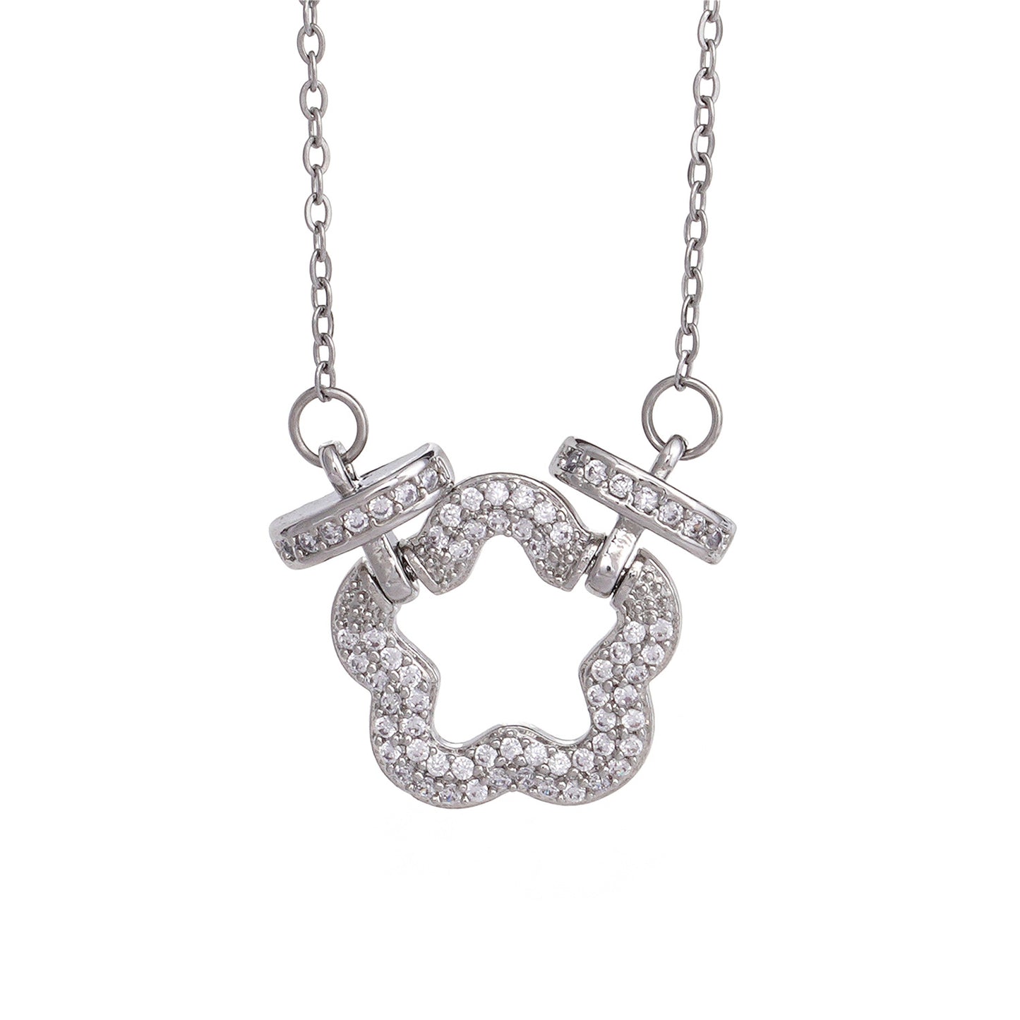 Women's For Gold Love Heart Flowers Temperament Wild Minimalist Star Necklaces
