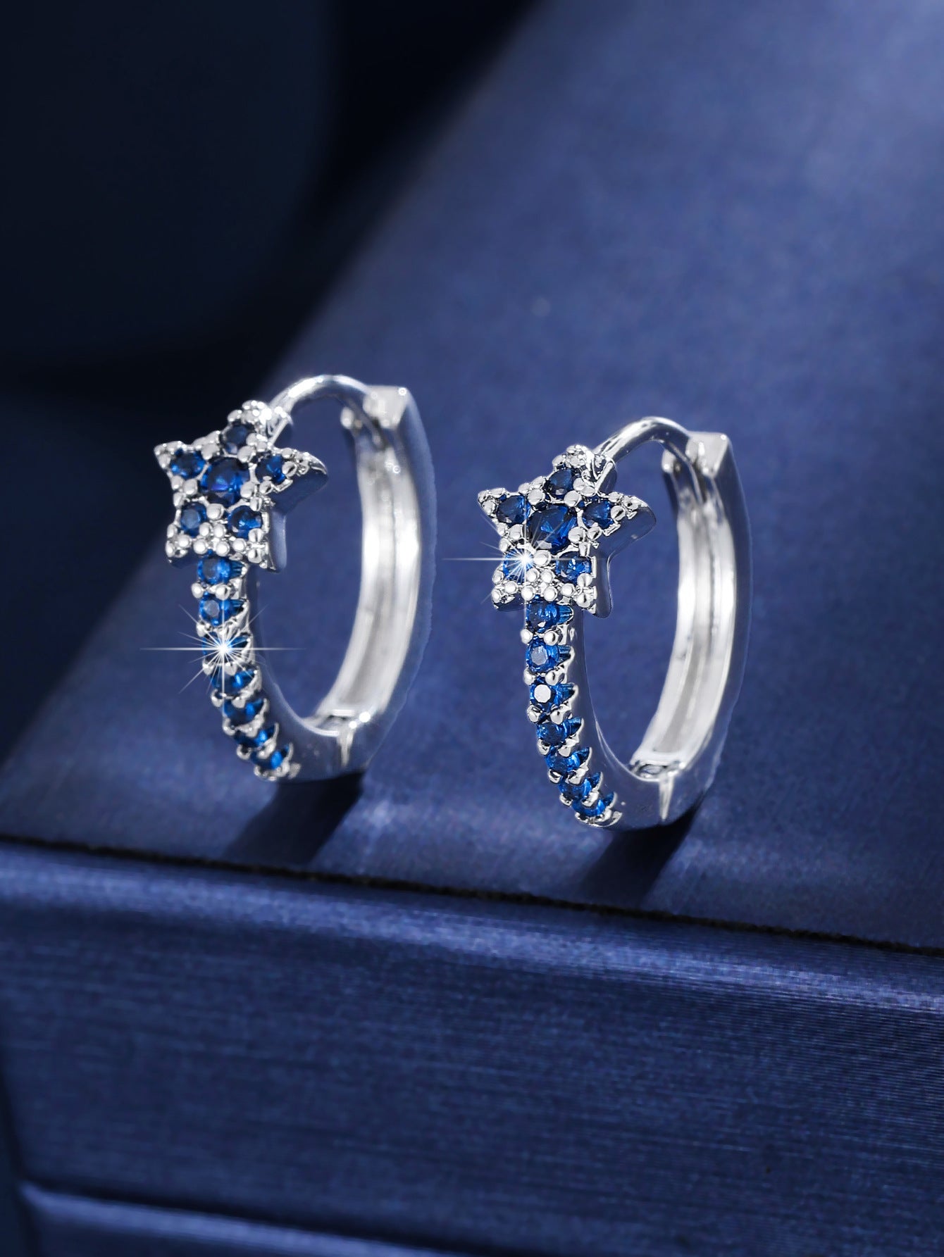 Women's Cute Zircon Star Holiday Party Daily Commuting Earrings